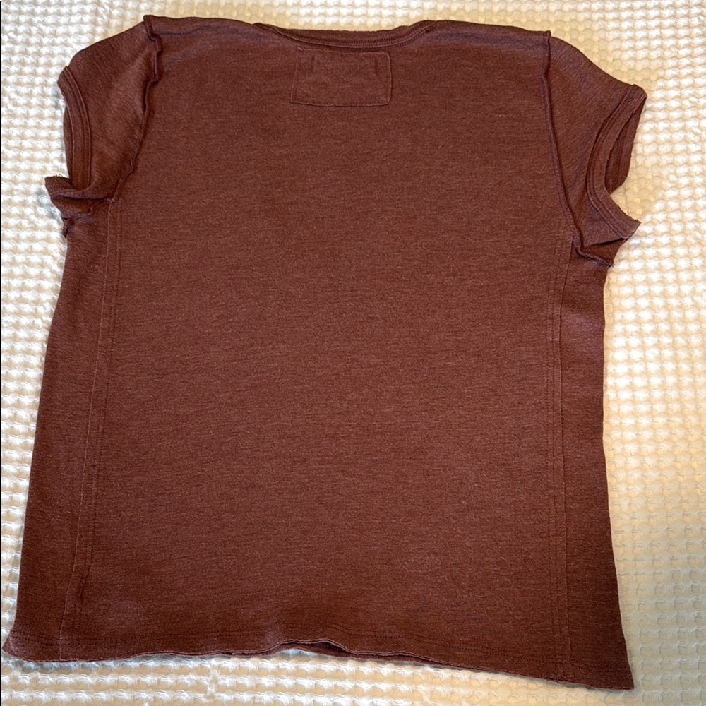 We The Free Women's Size Large Brown T-Shirt - Picture 10 of 14